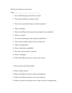 EOG Review Questions and Answers