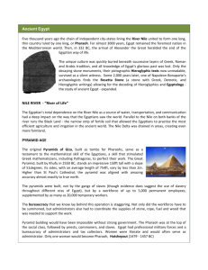 1.03 Notes_Ancient Egypt