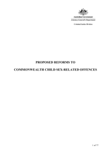 proposed reforms to commonwealth child sex