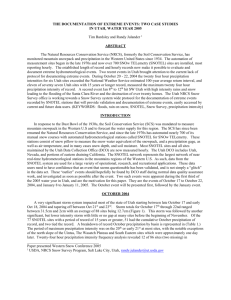 Example Paper - Western Snow Conference