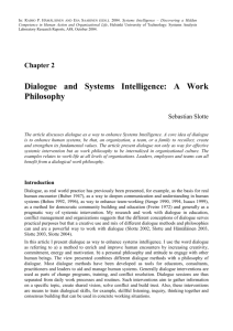 Chapter II - Systems Intelligence