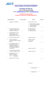 CHAPTER EXTENSION KIT SAMPLE FORM