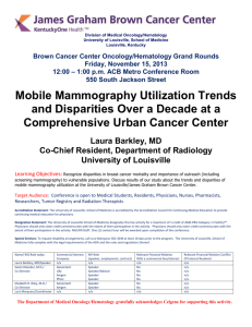 Division of Medical Oncology/Hematology University of Louisville