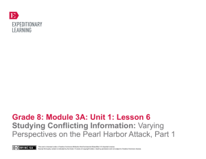 Grade 8: Module 3A: Unit 1: Lesson 6 Studying Conflicting