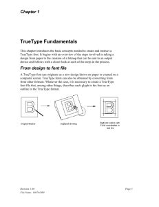 TrueType Fundamentals