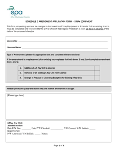 This form, requesting approval for changes to the Inventory of X