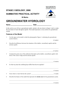 Groundwater Hydrology Assessment
