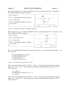 Chapter 14 MOSFET DEVICE PROBLEMS version 2.3