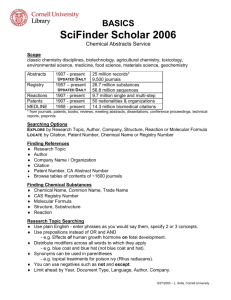 SciFinder Scholar 2006