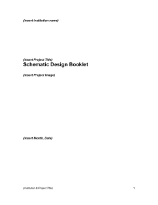 Schematic Design Booklet Template