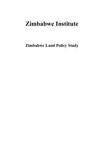 4. MDC Land Policy - The Kubatana Archive Site