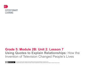 Grade 5 Module 2B, Unit 2, Lesson 7