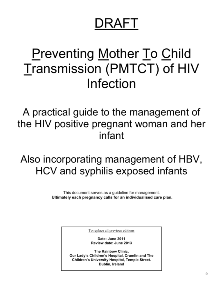 Preventing Mother To Child Transmission