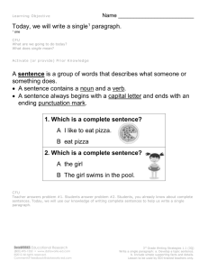 EXPLICIT DIRECT INSTRUCTION LESSON PLAN