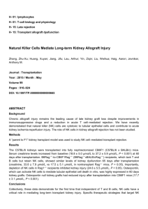 Natural Killer Cells Mediate Long