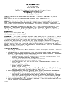 Outdoor Recreation and Family Program Director