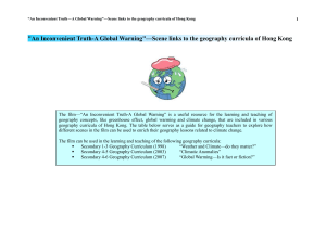 "An Inconvenient Truth-A Global Warning"—Scene links to the