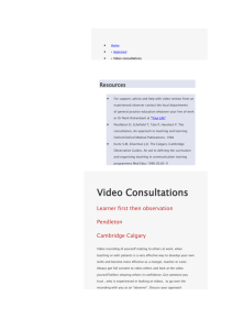 Video Consultations Webpage Sidebar