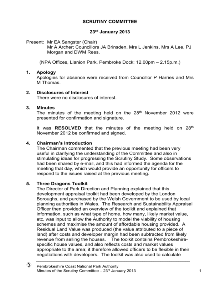 DEVELOPMENT MANAGEMENT COMMITTEE