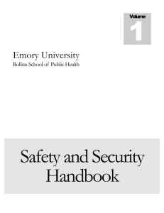 Safety & Security Handbook - Service Volontaire International