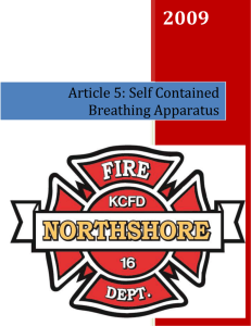 Article 5- Self Contained Breathing Apparatus