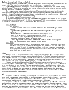 Coliform Bacteria (needs 48 hour incubation)
