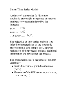 Linear Time Series Models