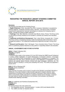 reshaping the research library steering committee