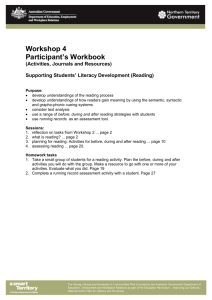 Workshop 4 - Participant`s workbook