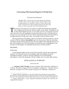 Converting TMG Journal Reports to NGSQ Style