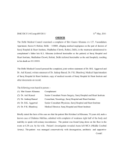 Order No-689 - Delhi Medical Council