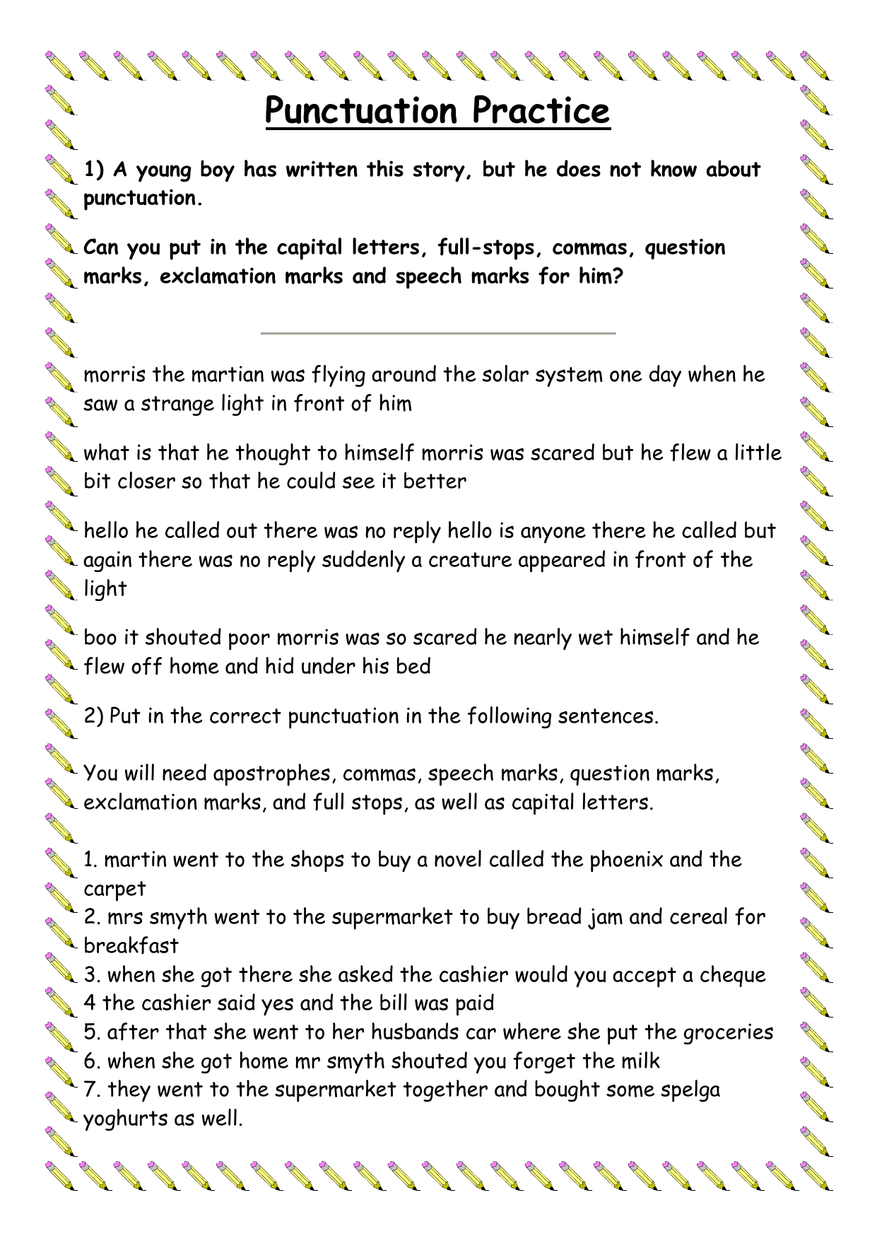 See And Saw Grammar Worksheets