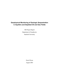 Geophysical Monitoring of Geologic Sequestration