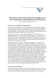The literary and artistic merit of the graphic text as new textual genre