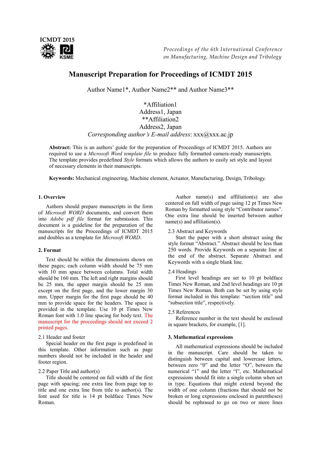 Correct Manuscript Format Full Guide Examples ZOHAL