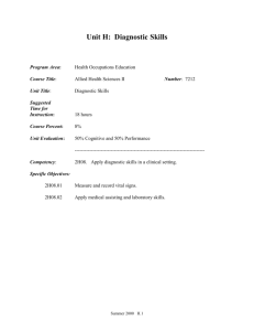 Unit E Master Outline - Mitchell High School