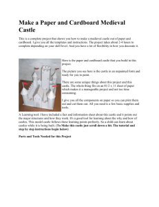 CB_9a.Cardboard Medieval Castle