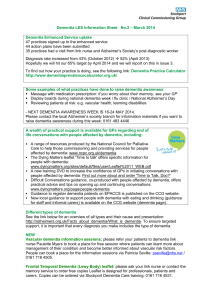 Dementia LES Information Sheet No