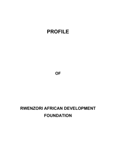 profile for rwenzori african development foundation