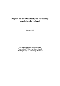 Report on the availability of veterinary medicines in Ireland