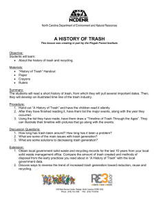 A History of Trash