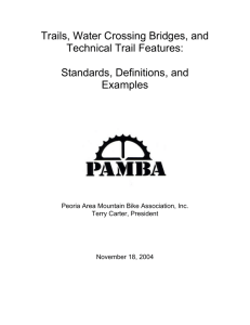 General Trail Types - Peoria Area Mountain Bike Association