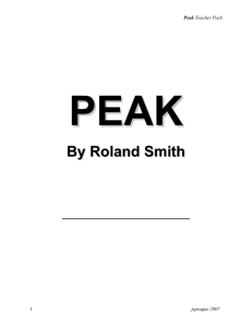 PEAK - Roland Smith