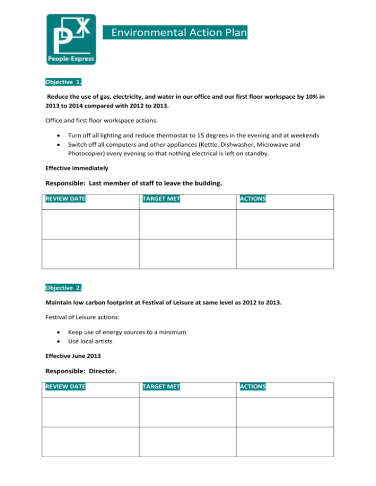 Environmental Action Plan