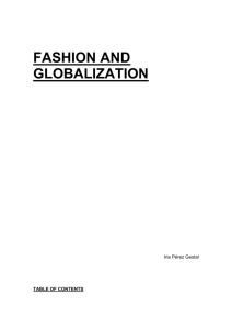 fashion and globalization