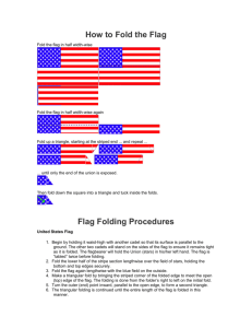 How to Fold the Flag - Minnesota Patriot Guard