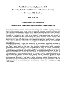 Abstracts-15-Dec-2011 - RSC Speciality Chemicals Sector