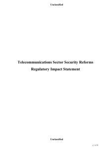 Telecommunications Sector Security Reforms - Attorney