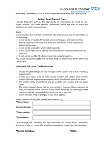 Patient Email Consent Form