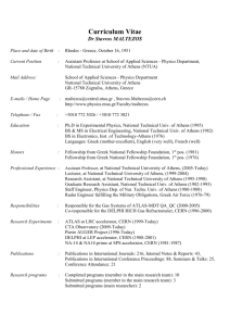 Curriculum Vitae (brief)